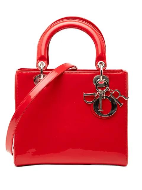 2015 Medium Patent Lady Dior satchel by CHRISTIAN DIOR 