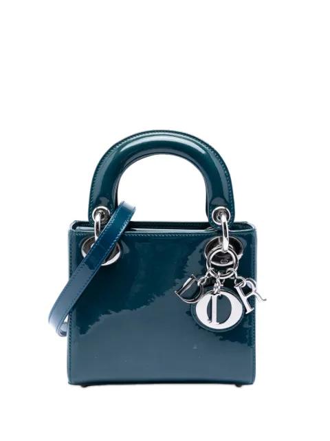 2015 Mini Patent Lady Dior satchel by CHRISTIAN DIOR 
