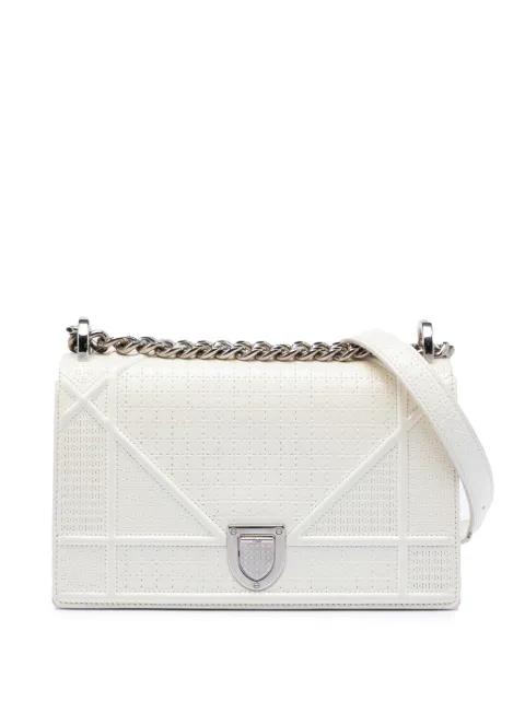 2016 Medium Patent Microcannage Diorama Flap crossbody bag by CHRISTIAN DIOR 