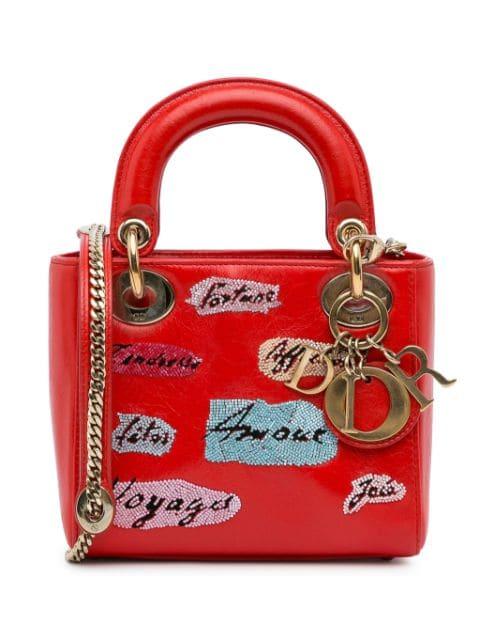 2016 mini Lady Dior two-way handbag by CHRISTIAN DIOR 