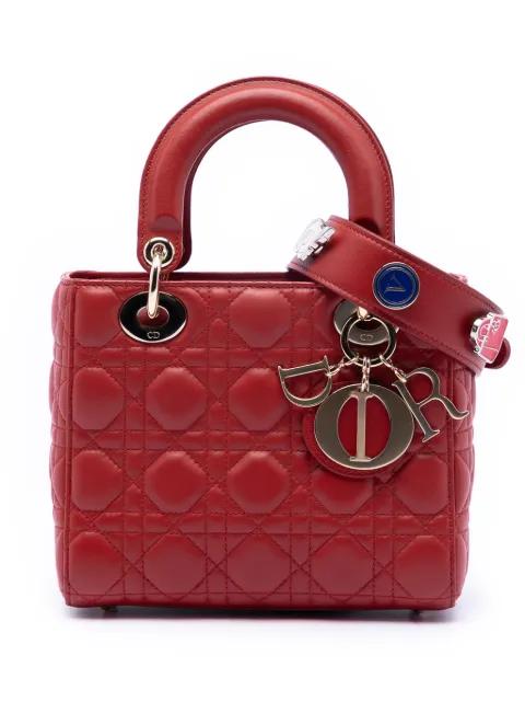 2017 Small Lambskin Cannage My ABCDior Lady Dior satchel by CHRISTIAN DIOR 