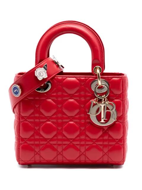 2017 Small Lambskin Cannage My ABCDior Lady Dior satchel by CHRISTIAN DIOR 