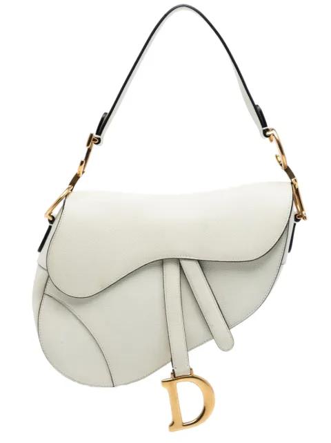 2018 Grained Calfskin Saddle Bag shoulder bag by CHRISTIAN DIOR 