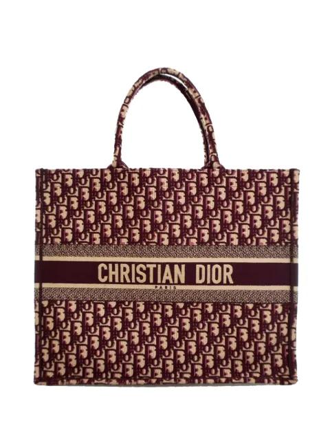 2018 Large Oblique Canvas Book tote bag by CHRISTIAN DIOR 