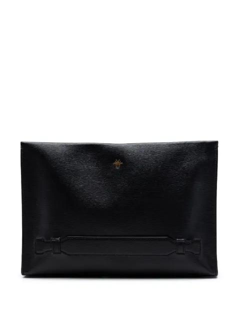 2018 Leather Bee clutch bag by CHRISTIAN DIOR 