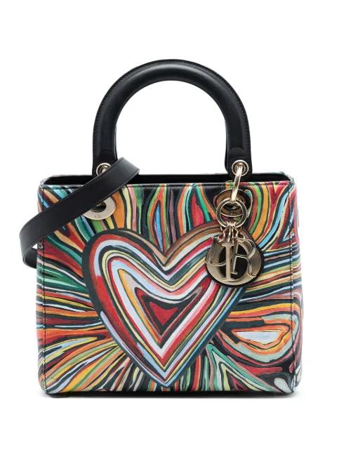 2018 Limited Edition DiorAmour Medium Calfskin Lady Dior satchel by CHRISTIAN DIOR 