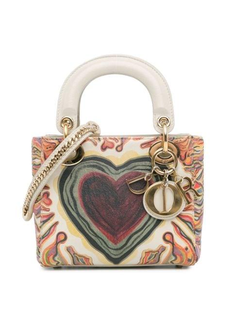 2018 Limited Edition Mini Lady DiorAmour Lady Dior satchel by CHRISTIAN DIOR 