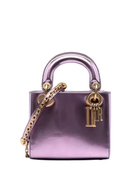 2018 Mini Metallic Patent Lady Dior satchel by CHRISTIAN DIOR 