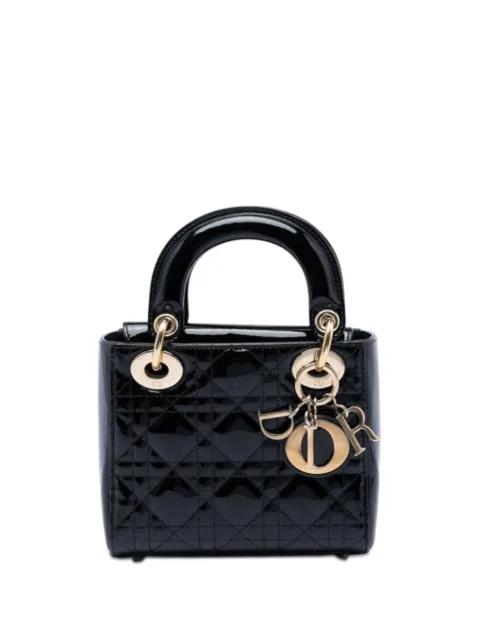 2018 Mini Patent Cannage Lady Dior satchel by CHRISTIAN DIOR 
