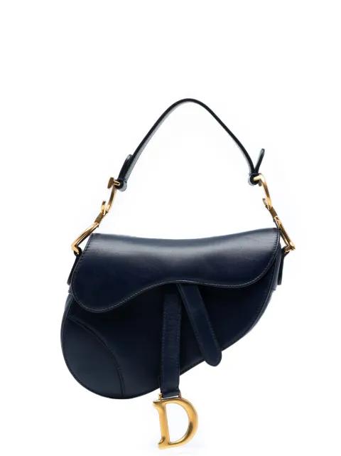 2018 Mini Smooth Calfskin Saddle Bag satchel by CHRISTIAN DIOR 