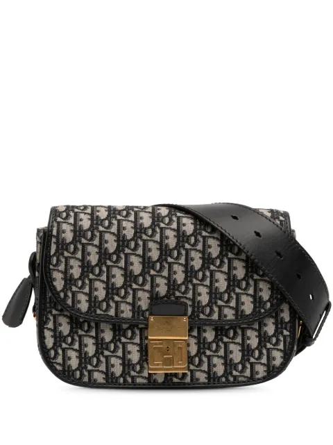 2018 Oblique Canvas Flap crossbody bag by CHRISTIAN DIOR 
