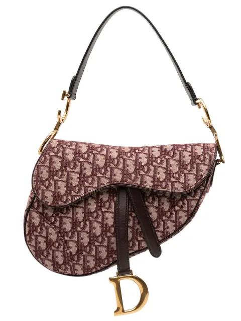 2018 Oblique Canvas Saddle Bag shoulder bag by CHRISTIAN DIOR 