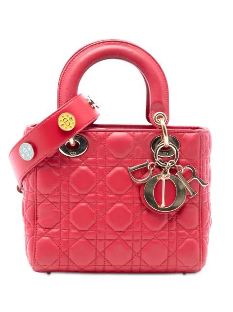 2018 Small Lambskin Cannage My ABCDior Lady Dior satchel by CHRISTIAN DIOR 