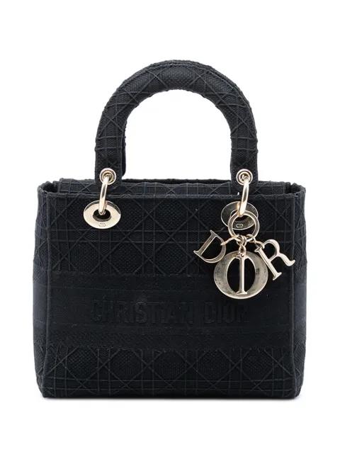 2019 Medium Canvas Cannage Lady D Lite satchel by CHRISTIAN DIOR 