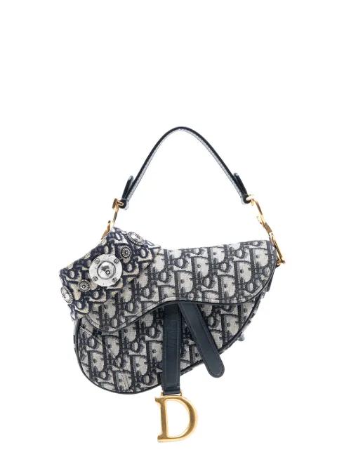 2019 Micro Oblique Canvas Saddle Bag satchel by CHRISTIAN DIOR 