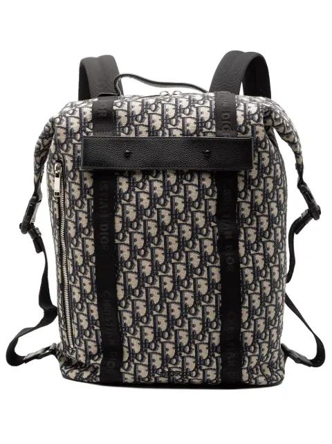 2019 Oblique Canvas Safari backpack by CHRISTIAN DIOR 