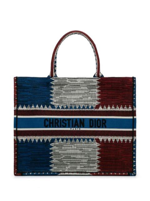 2019 large French Flag Book tote bag by CHRISTIAN DIOR 