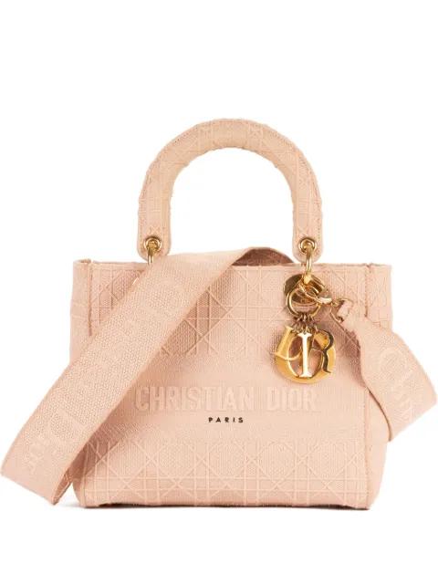 2020 Cannage embroidered handbag by CHRISTIAN DIOR 
