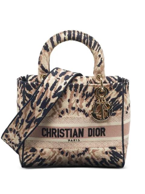 2020 Lady D-Lite embroidered tote bag by CHRISTIAN DIOR 