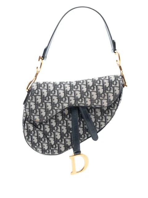 2020 Oblique Canvas Saddle Bag shoulder bag by CHRISTIAN DIOR 