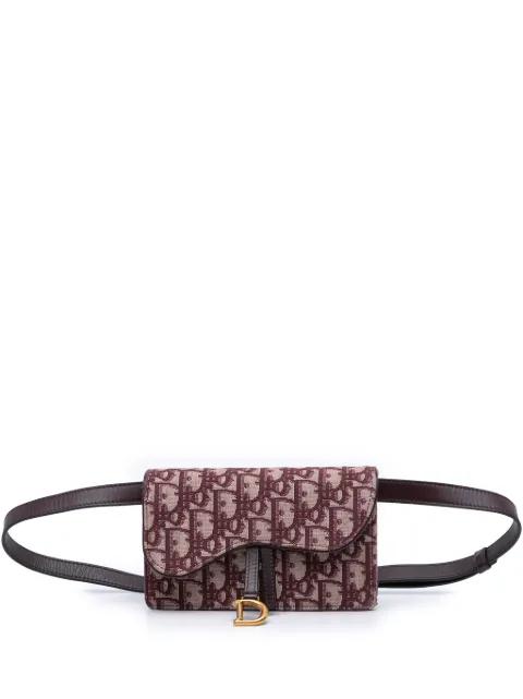 2020 Oblique Canvas Saddle belt bag by CHRISTIAN DIOR 