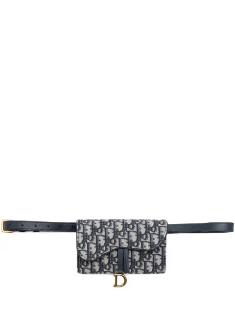 2020 Oblique Canvas Saddle belt bag by CHRISTIAN DIOR 