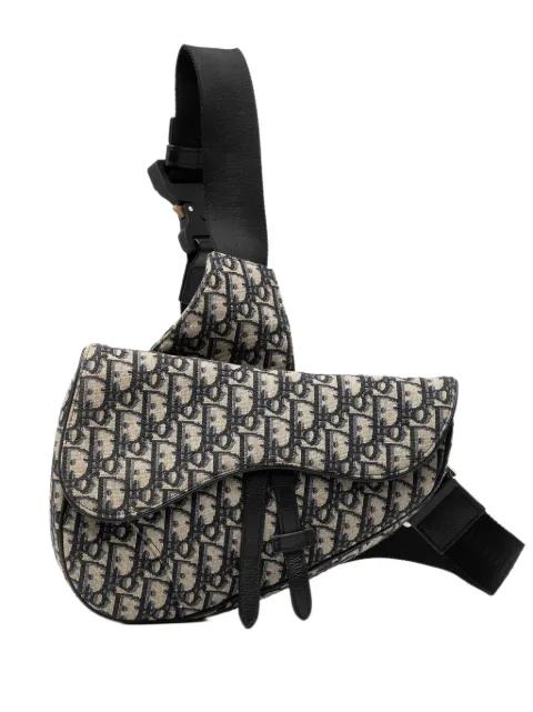 2020 Oblique Canvas Saddle crossbody bag by CHRISTIAN DIOR 