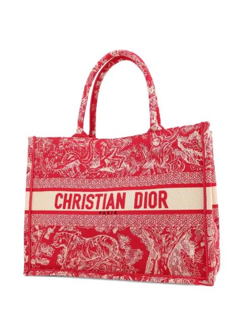 2020's Book patterned double-handle tote bag by CHRISTIAN DIOR 