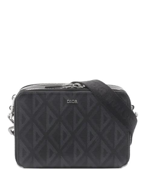 2021-2025 Coated Canvas CD Diamond Messenger Pouch crossbody bag by CHRISTIAN DIOR 