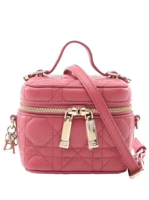 2021-2025 Micro Lambskin Cannage Lady Dior Vanity Case satchel by CHRISTIAN DIOR 2021-2025 Micro Lambskin Cannage Lady Dior Vanity Case satchel by CHRISTIAN DIOR