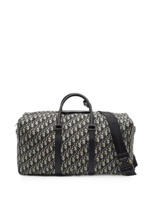 2021 50 Lingot Oblique-jacquard duffel bag by CHRISTIAN DIOR 