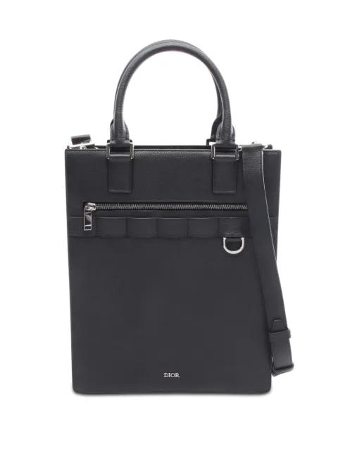 2021 Leather Safari North-South tote bag by CHRISTIAN DIOR 