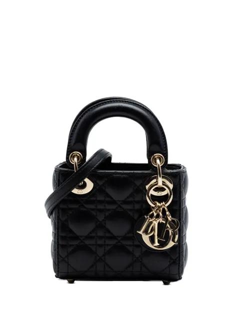 2021 Micro Lambskin Cannage Lady Dior satchel by CHRISTIAN DIOR 