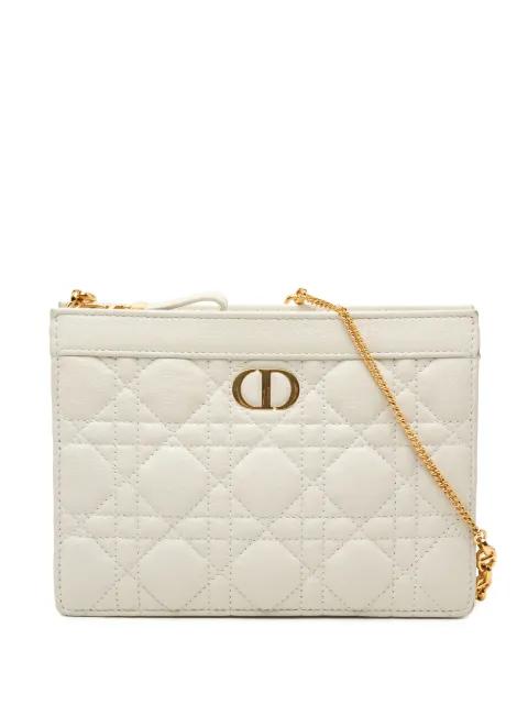 2021 Supple Cannage Calfskin Caro Every Dior Pouch crossbody bag by CHRISTIAN DIOR 