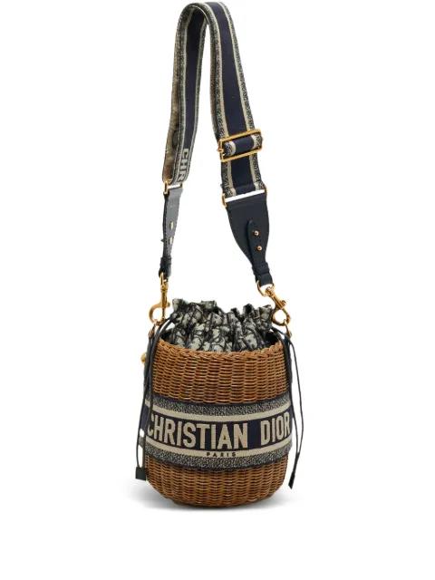 2021 Wicker bucket bag by CHRISTIAN DIOR 