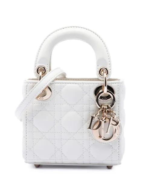 2022 Micro Lambskin Cannage Lady Dior satchel by CHRISTIAN DIOR 