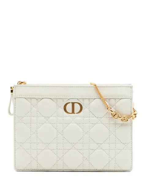2022 Supple Cannage Calfskin Caro Every Dior Pouch crossbody bag by CHRISTIAN DIOR 