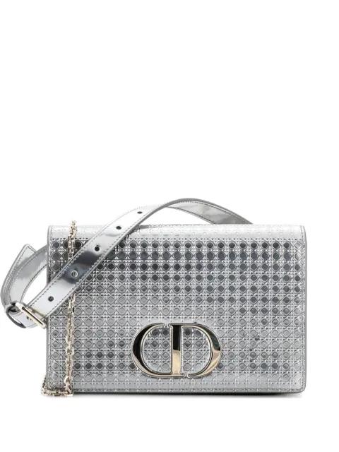 30 Montaigne 2-in-1 Pouch Micro Cannage Metallic Calfskin belt bag by CHRISTIAN DIOR 
