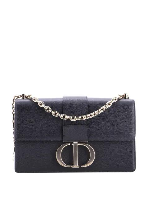 30 Montaigne Chain Flap Bag Leather East West shoulder bag by CHRISTIAN DIOR 