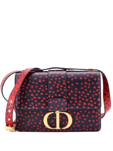 30 Montaigne Flap Bag Printed Leather shoulder bag by CHRISTIAN DIOR 