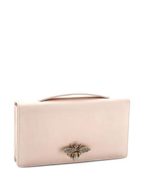 Bee Leather clutch bag by CHRISTIAN DIOR 