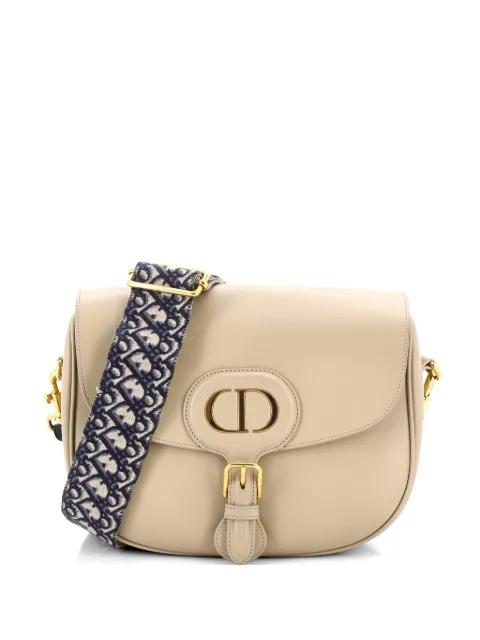 Bobby Flap Bag Leather Large crossbody bag by CHRISTIAN DIOR 