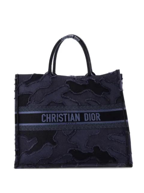 Book Camouflage Embroidered Canvas Large tote bag by CHRISTIAN DIOR Book Camouflage Embroidered Canvas Large tote bag by CHRISTIAN DIOR