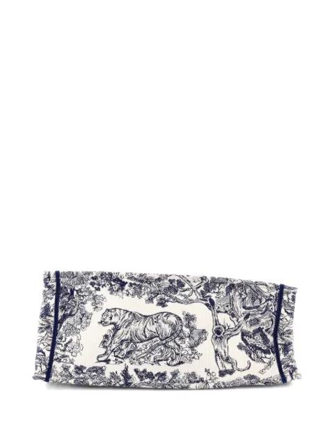 Book Embroidered Canvas Large tote bag by CHRISTIAN DIOR 