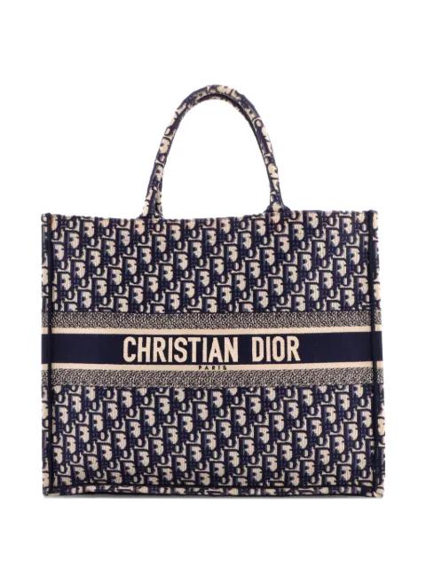 Book Oblique Canvas Large tote bag by CHRISTIAN DIOR 