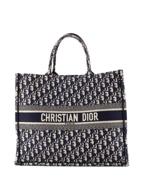 Book Oblique Canvas Large tote bag by CHRISTIAN DIOR 