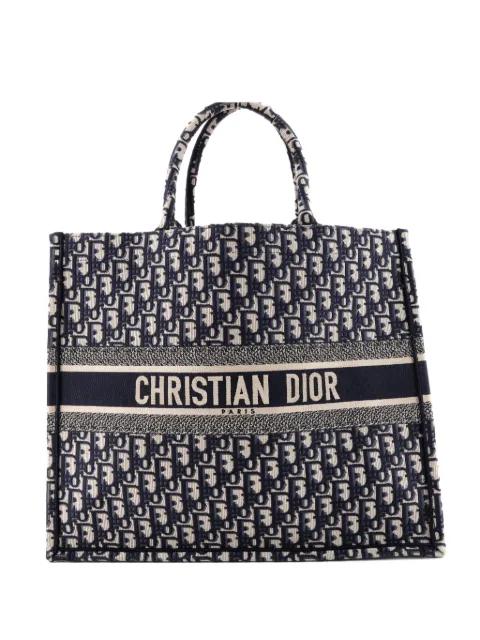 Book Oblique Canvas Large tote bag by CHRISTIAN DIOR 
