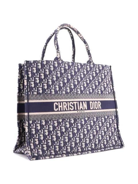 Book Oblique Canvas Large tote bag by CHRISTIAN DIOR 