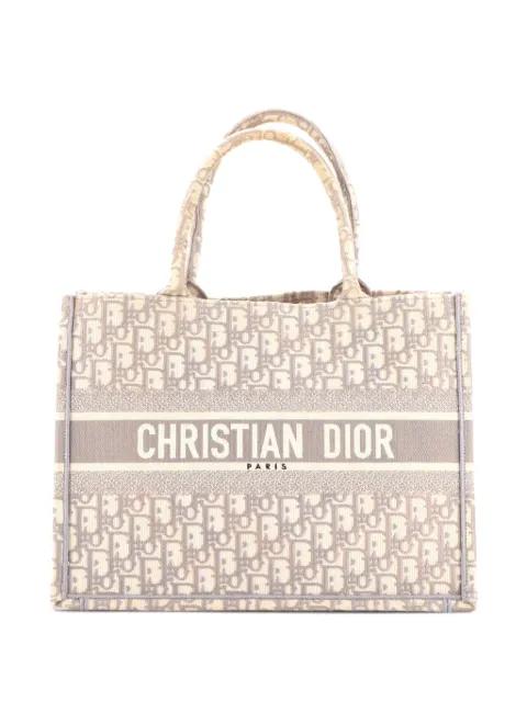 Book Oblique Canvas Medium tote bag by CHRISTIAN DIOR 