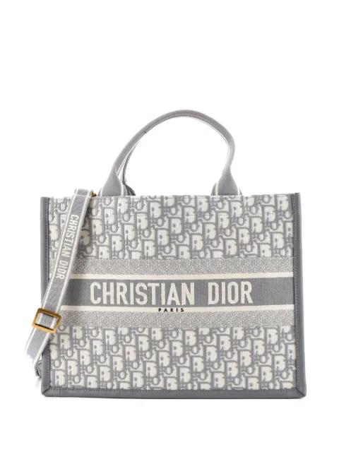 Book with Strap Oblique Canvas Medium tote bag by CHRISTIAN DIOR 